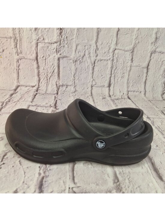 CROCS Shoes - Crocs Black Bistro Clogs Slip-Resistant Work Shoes Size M8/W10 Cook Shoes